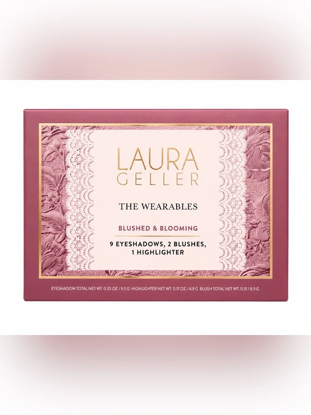 New Laura Geller The Wearables Blushed & Blooming Face + Eye Palette